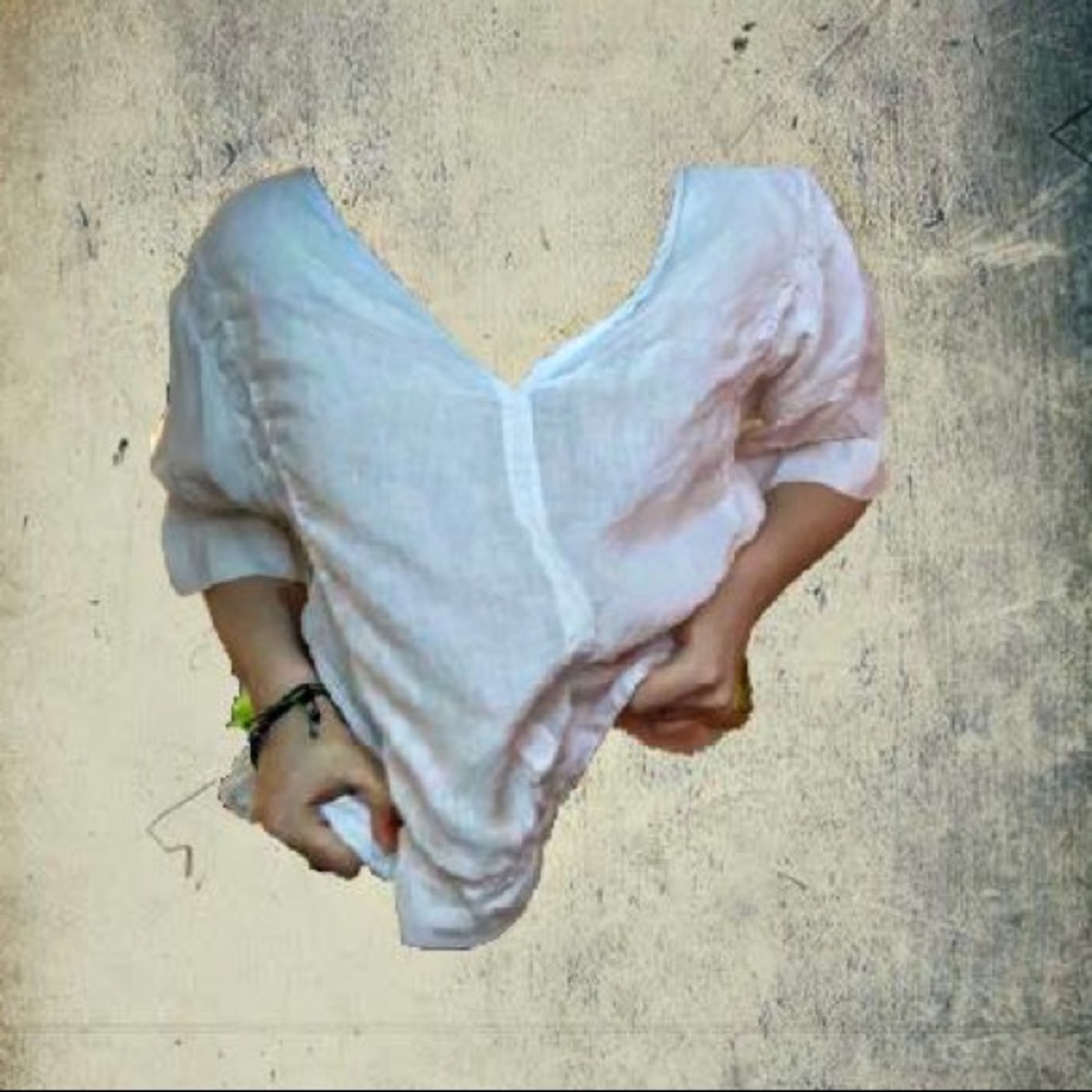 White Linen Blouse